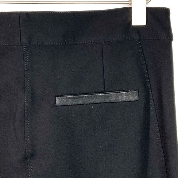 Armani Exchange Black Mixed Media Skinny Pants Small - Picture 4 of 7